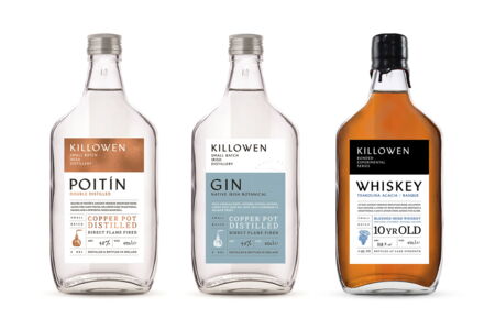 Poitín, Gin und Whiskey gibt es jetzt aus der Killowen Distillery in Irland.